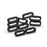 Fastener Ring for 22mm Width Watch Band, Silicone Watch Band Strap Loop Watch Holder Keeper - Navy Blue - 4