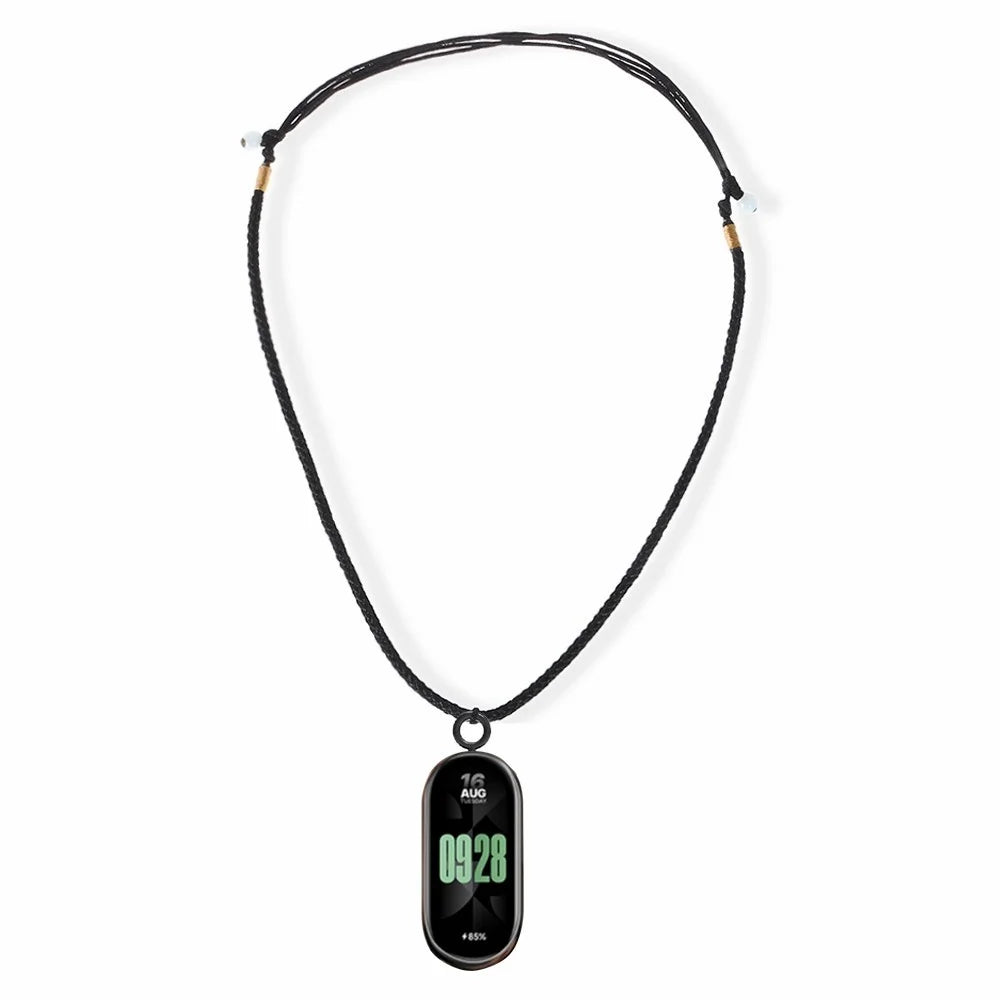 Braided Neck Strap for Xiaomi Smart Band 8 , Adjustable Watch Lanyard Necklace Rope - 4