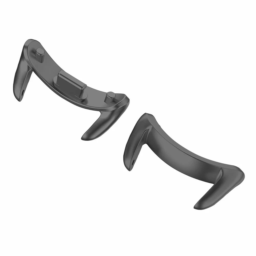 1 Pair For Xiaomi Smart Band 9 NFC / 9 / 8 / 8 NFC 12mm Watch Strap Connector Stainless Steel Watchband Adapter - Black - 4