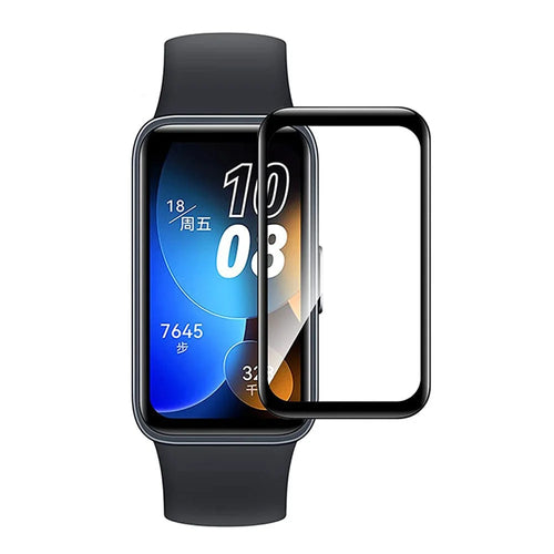 1Pc HD Clear Screen Protector for Huawei Band 8 / Band 8 NFC / Band 9 / Band 9 NFC Black Edge Anti-Scratch 3D PET Screen Film - 1