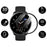 1Pc 3D PET+PPT Screen Protector for Huami Amazfit GTR Mini , Black Edge Watch Screen Protective Film - 4