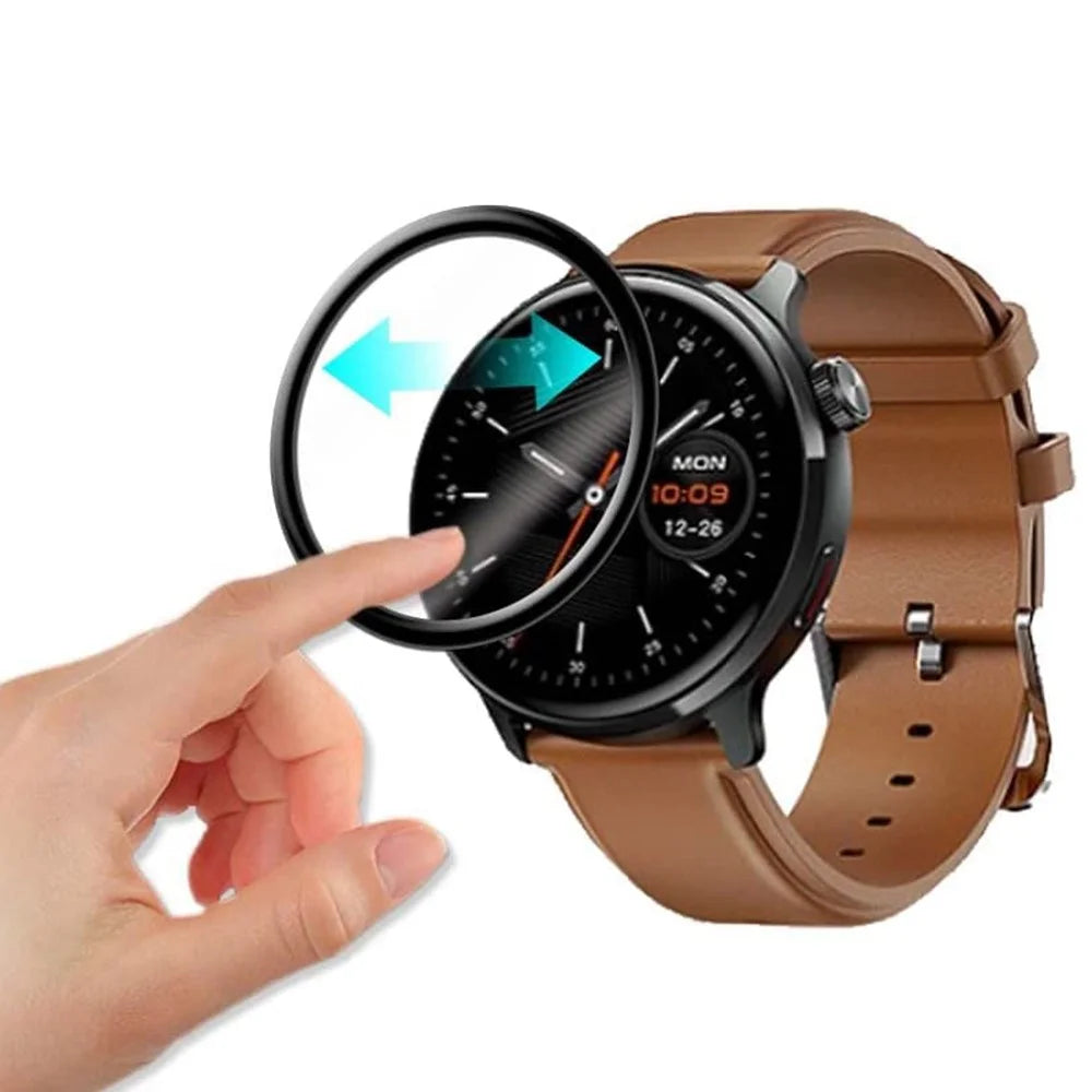 1Pc For Mibro Watch Lite2 Anti-scratch 3D PET+PPT Screen Protective Film Watch Screen Protector - 3