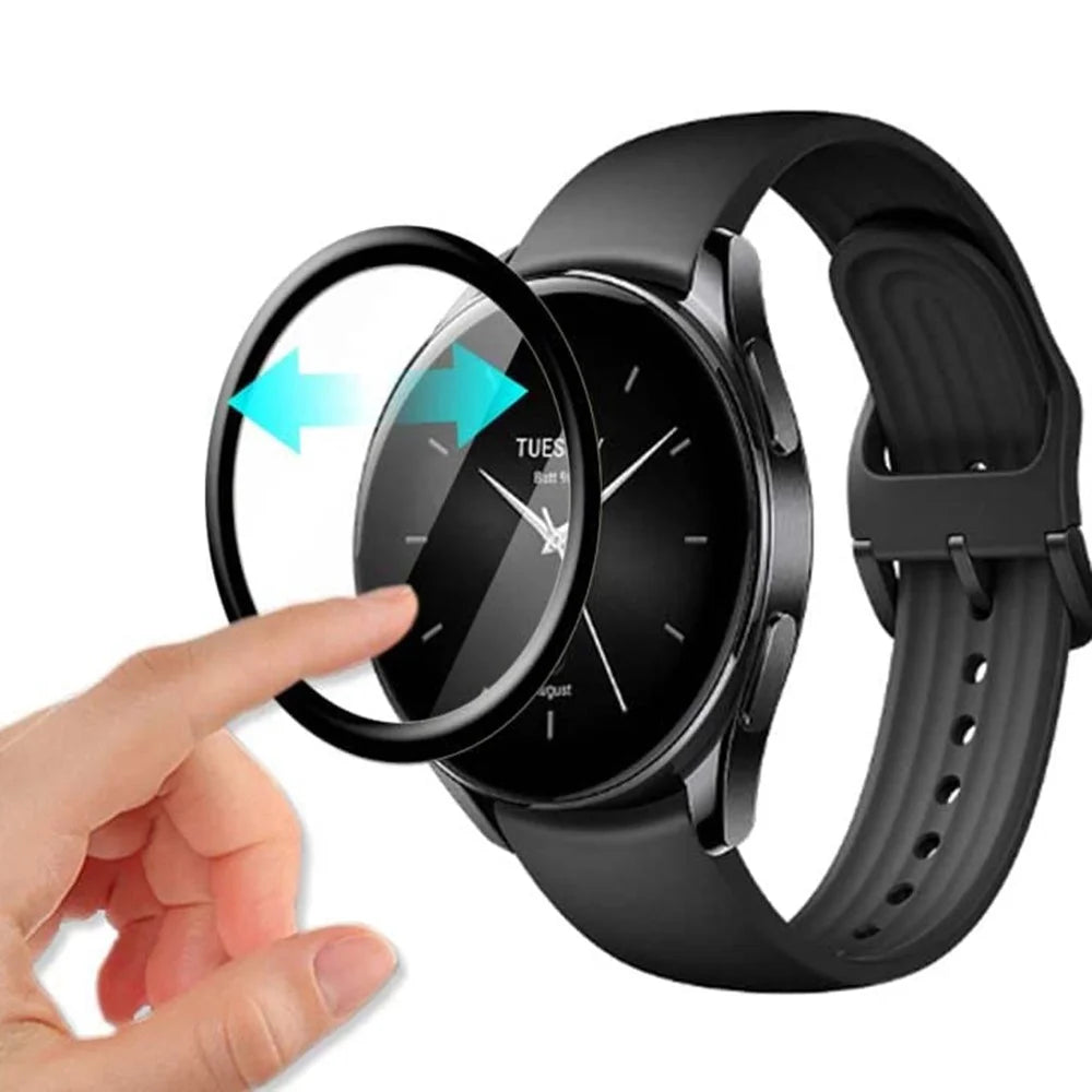 1Pc For Xiaomi Watch S2 42mm 3D Watch Screen Protector PET+PPT Ultra Clear Anti-scratch Screen Film - 3
