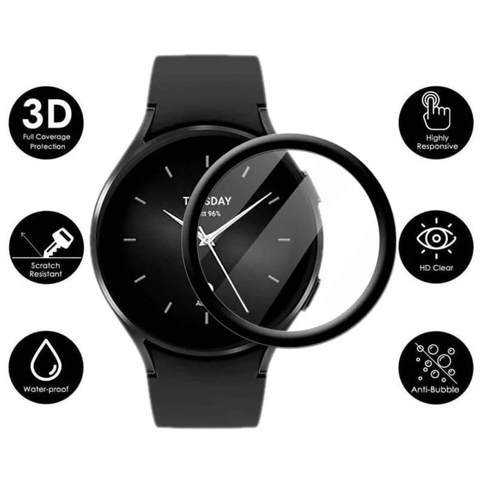 1Pc For Xiaomi Watch S2 46mm 3D Watch Screen Protector PET+PPT Anti-scratch Screen Film - 4