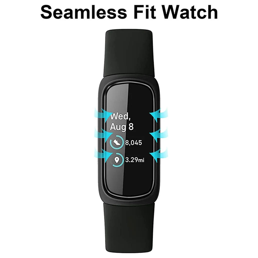 1Pc For Fitbit Inspire 3 Smartwatch Screen Protector High Definition Clear PET+PPT 3D Film - 2