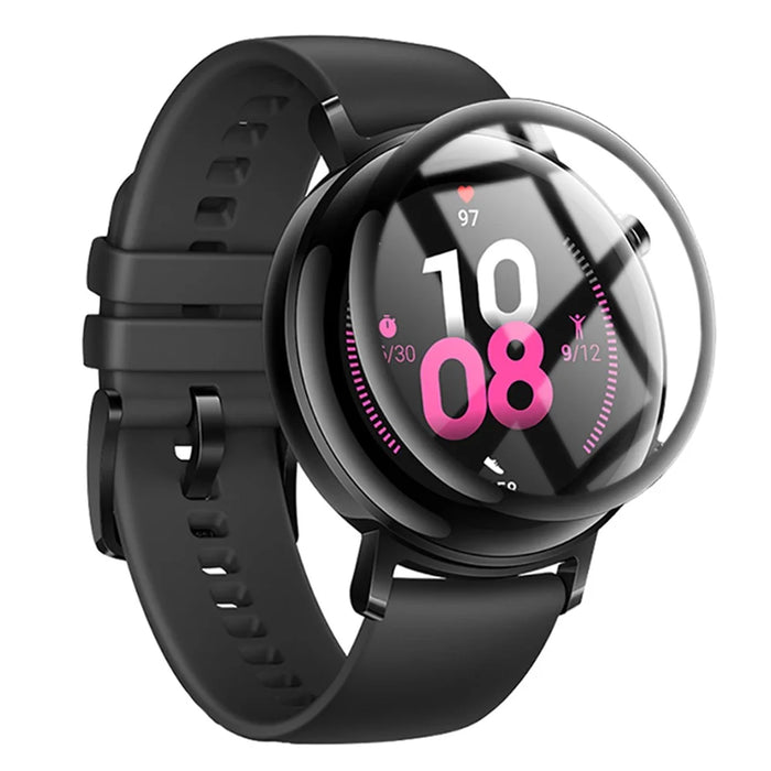 1Pc For Huawei Watch GT 2 42mm PET+PPT Clear Film 3D Scratch Resistant Watch Screen Protector - 1