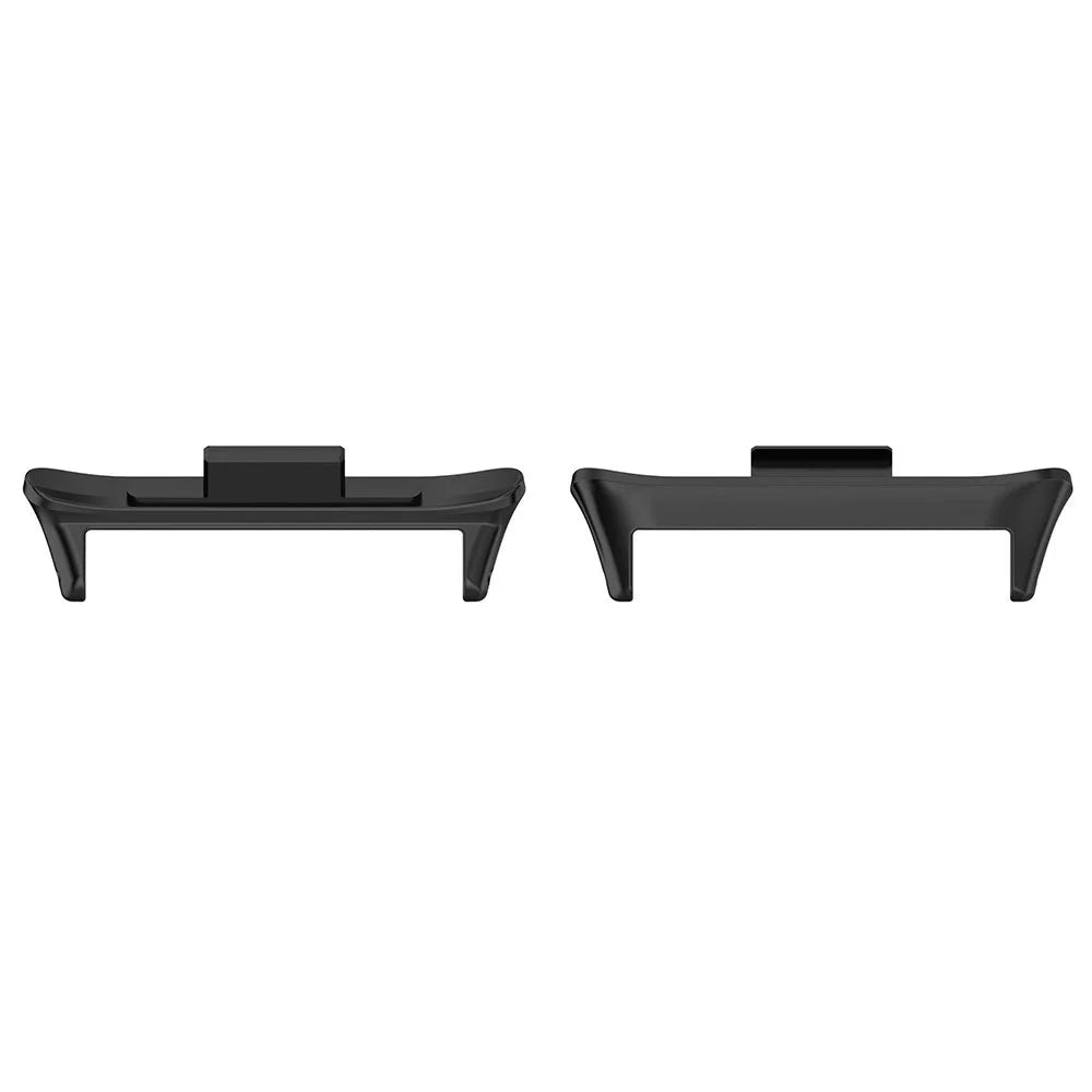 1Pair For Xiaomi Smart Band 8 Pro Stainless Steel 22mm Watch Strap Adapter Quick Release Watchband Connector - Black - 2