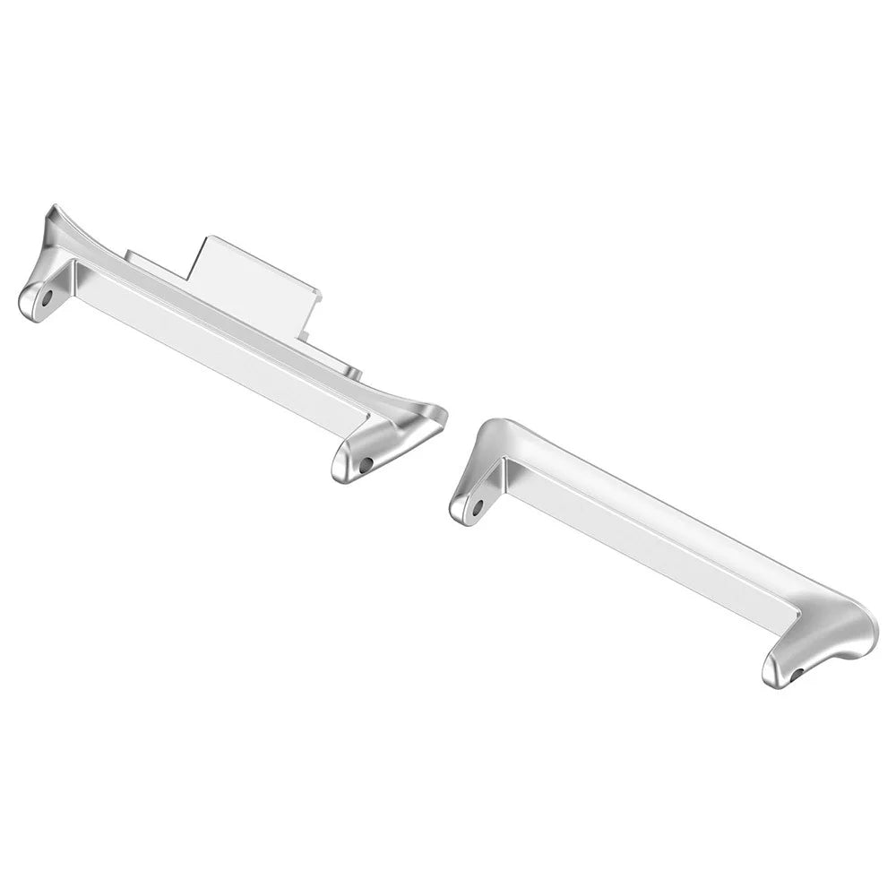 1Pair For Xiaomi Smart Band 8 Pro Watch Strap Connector Stainless Steel Quick Release 22mm Watch Band Adapter - Silver - 1