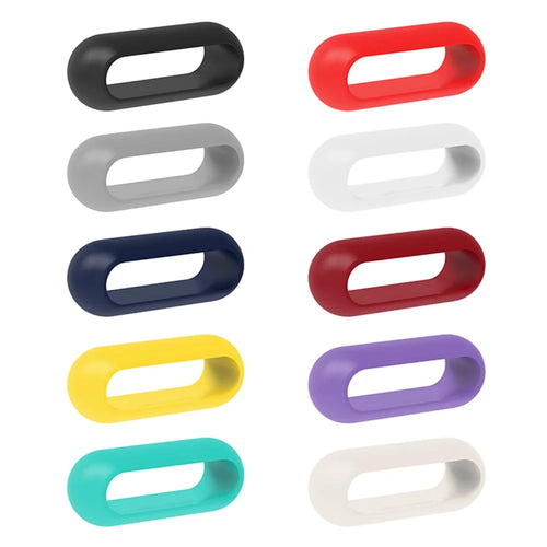 10Pcs For Xiaomi Smart Band 8 Pro Watch Strap Keeper Retaining Loop Watchband Fastener Ring (Mix Color) - 1