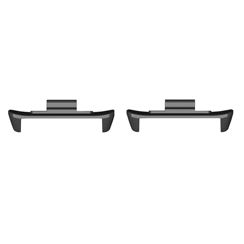 1 Pair Black Watch Band Adapter for Xiaomi Smart Band 9 Pro / 8 Pro / Redmi Watch 4 20mm Metal Watch Strap Connector - 1