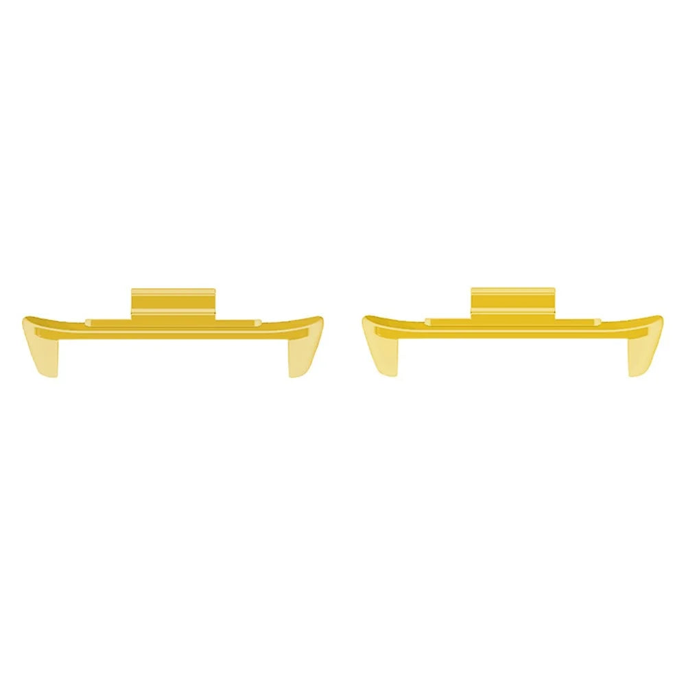 1 Pair 20mm Watch Strap Connector for Xiaomi Smart Band 9 Pro / 8 Pro / Redmi Watch 4 Watchband Metal Adapter - Gold - 1