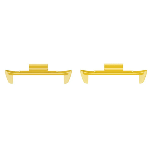 1 Pair 20mm Watch Strap Connector for Xiaomi Smart Band 9 Pro / 8 Pro / Redmi Watch 4 Watchband Metal Adapter - Gold - 1