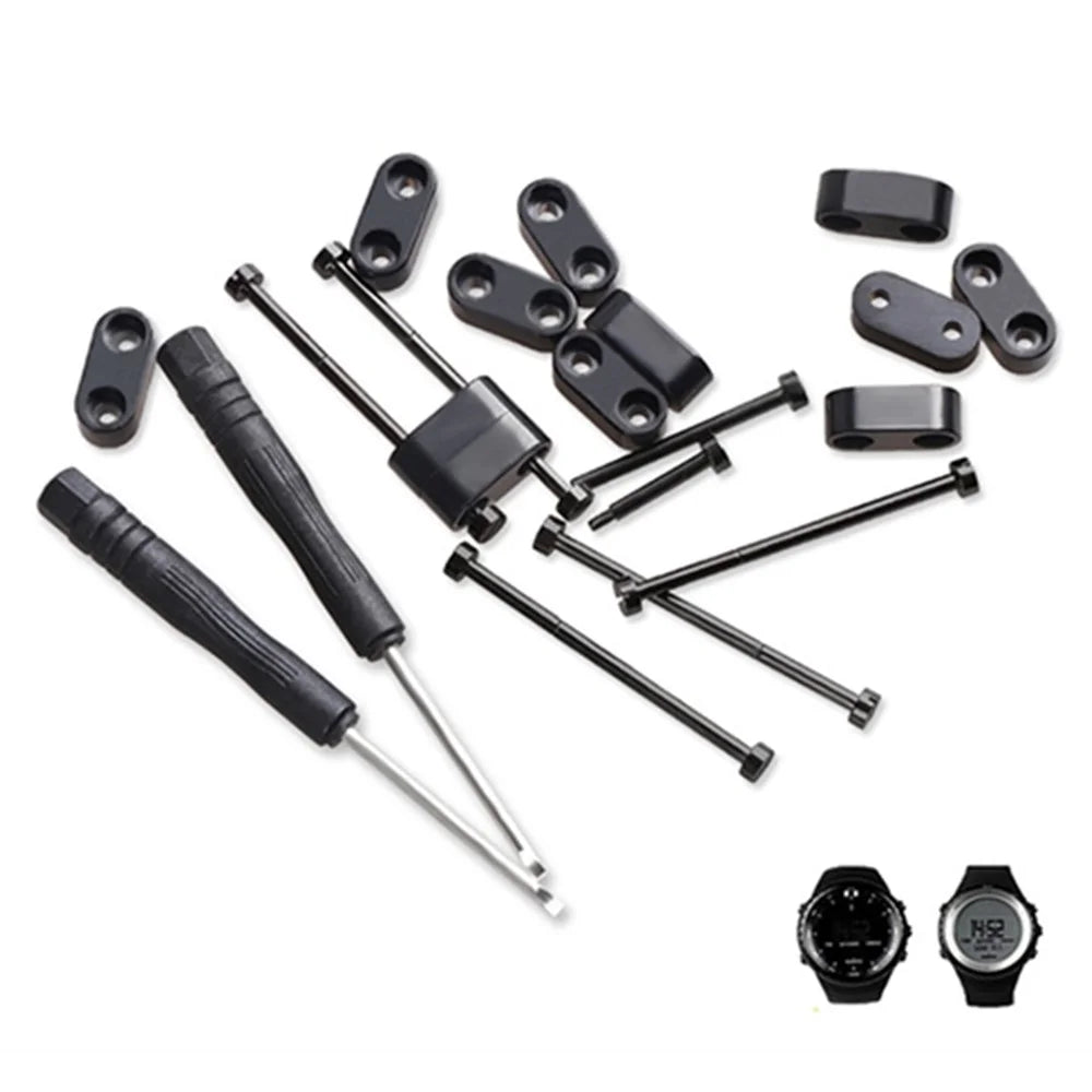 For Suunto Core 24mm Watch Bands Adapter Kit Stainless Steel Lugs Connector Accessories - 3