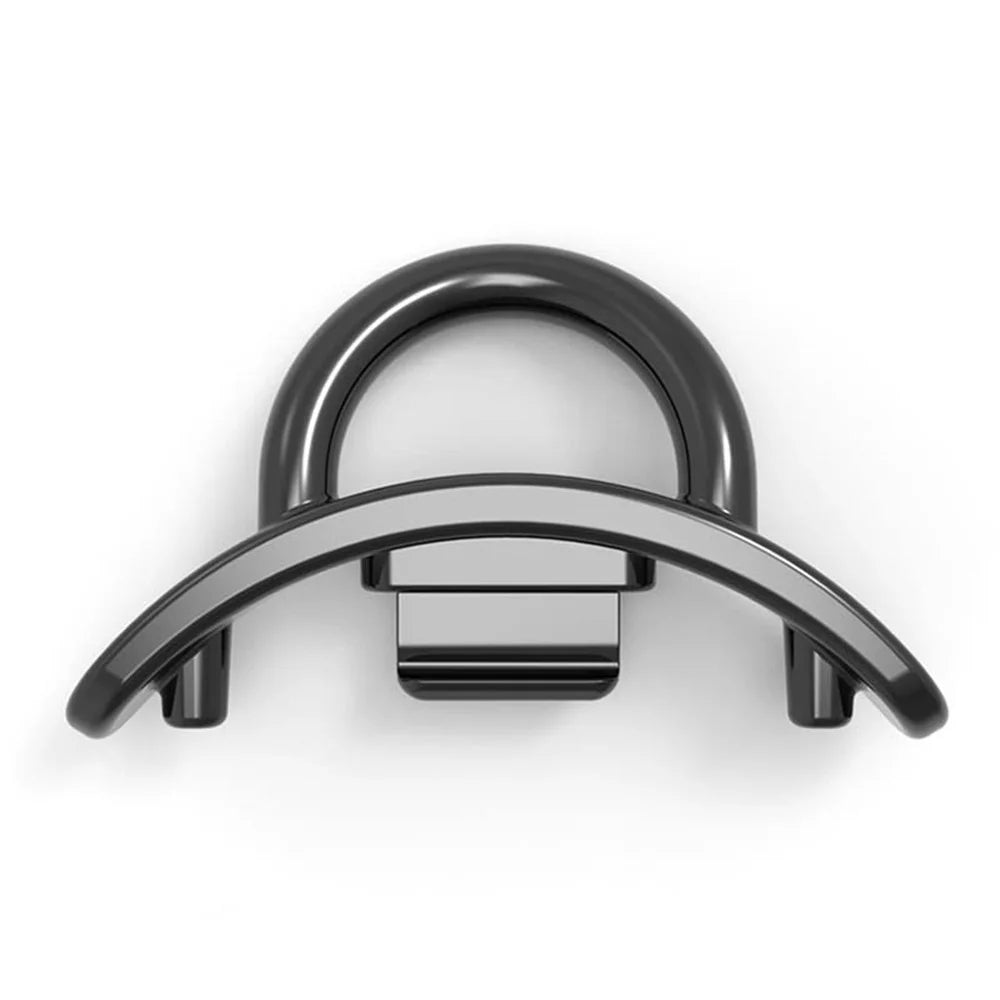 For Xiaomi Smart Band 8 / Band 8 NFC Zinc Alloy Connector Metal Watch Wrist Strap Adapter (Bracelet Style) - Black - 2