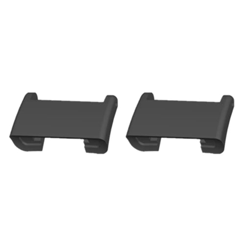 1 Pair for Xiaomi Redmi Watch 2 / Watch 2 Lite Connection Adapter 18mm Alloy Watch Strap Connector - Black - 1