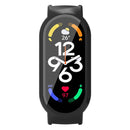 For Xiaomi Mi Band 7 / Band 7 NFC Watch Case Cover with Tempered Glass Screen Protector - Black - 2