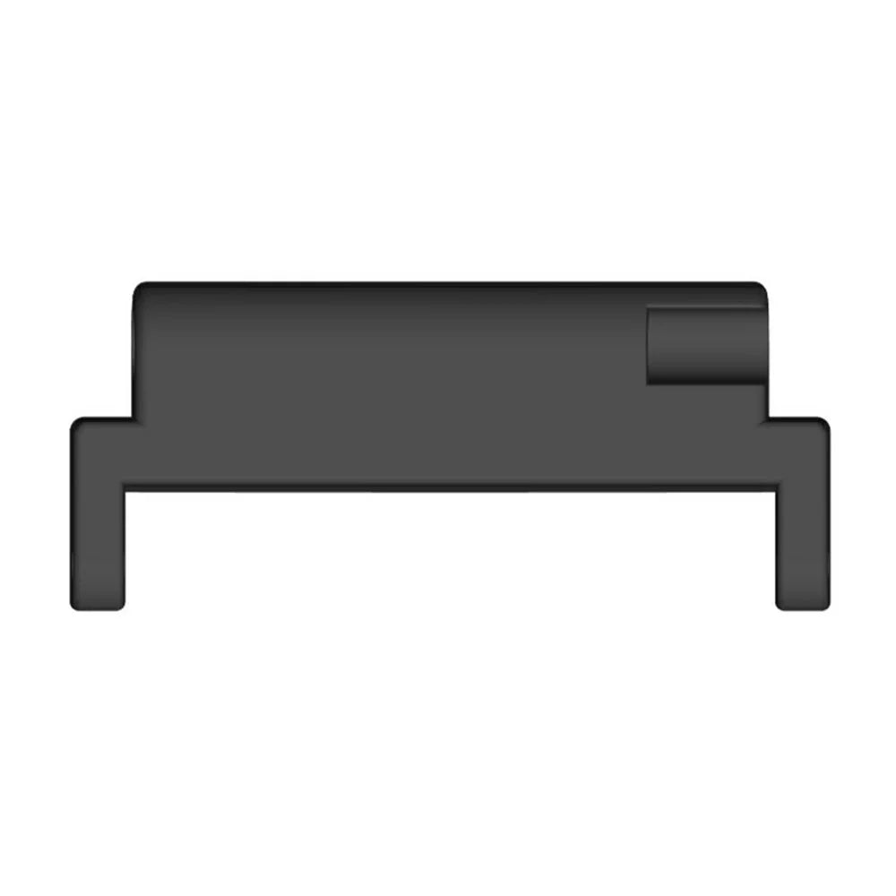 1 Pair For Garmin Forerunner 965 / 955 Connector Alloy 22mm Watch Strap Adapter - Black - 5