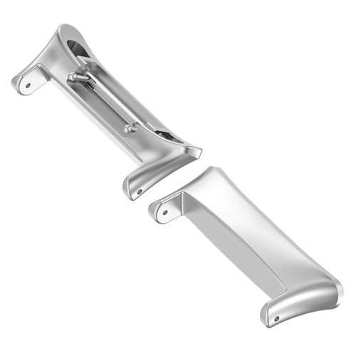 1 Pair for Honor Watch 4 (TMA-L19) Stainless Steel 20mm Connector Watch Strap Adapter - Silver - 1