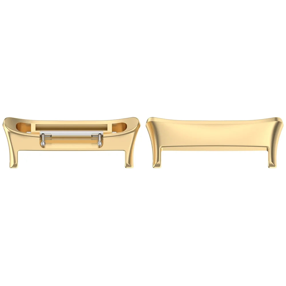 1 Pair for Honor Watch 4 (TMA-L19) 20mm Watch Band Connector Stainless Steel Adapter - Gold - 2