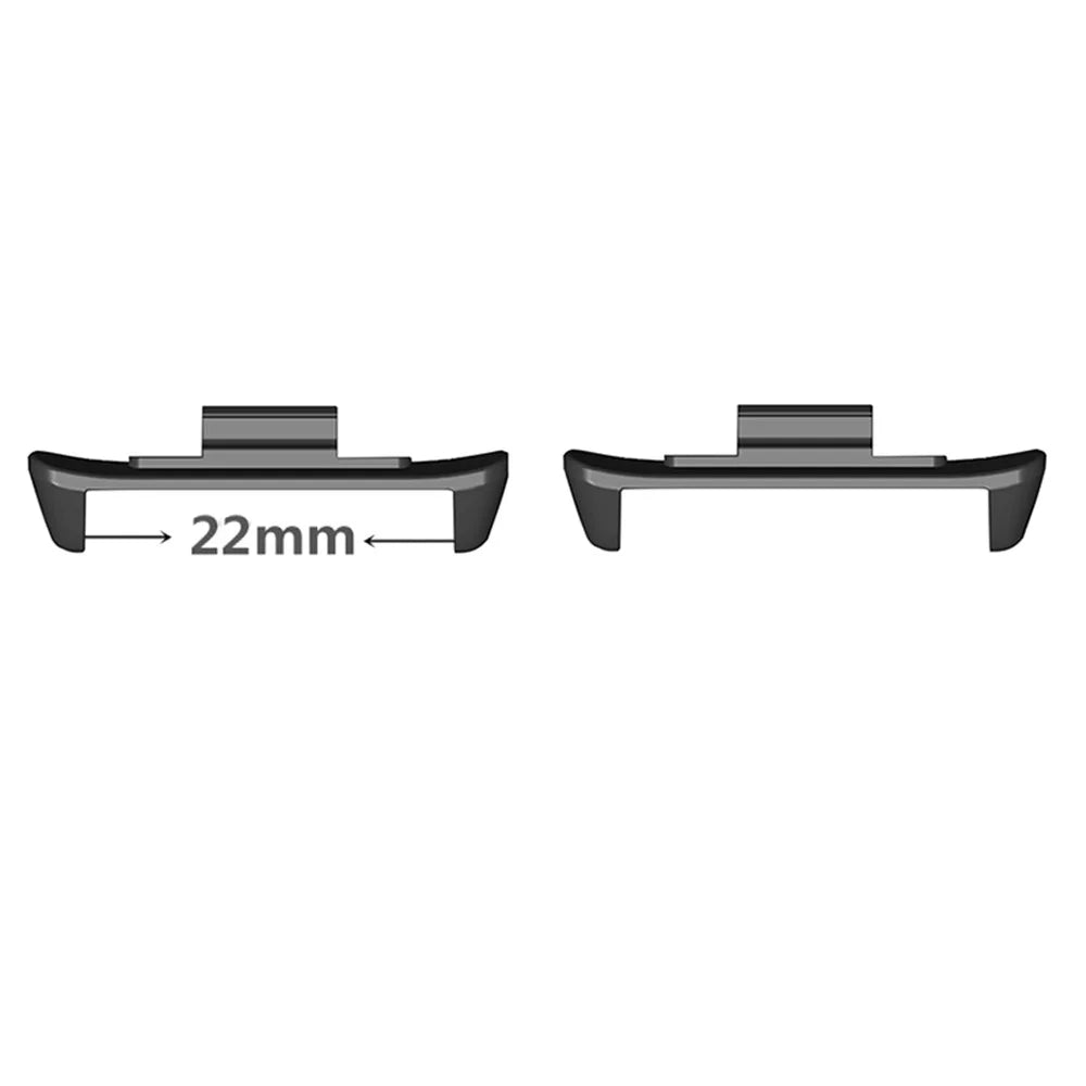 1 Pair for Xiaomi Redmi Watch 4 Metal Watch Strap Connector 22mm Adapter Accessory - Black - 5