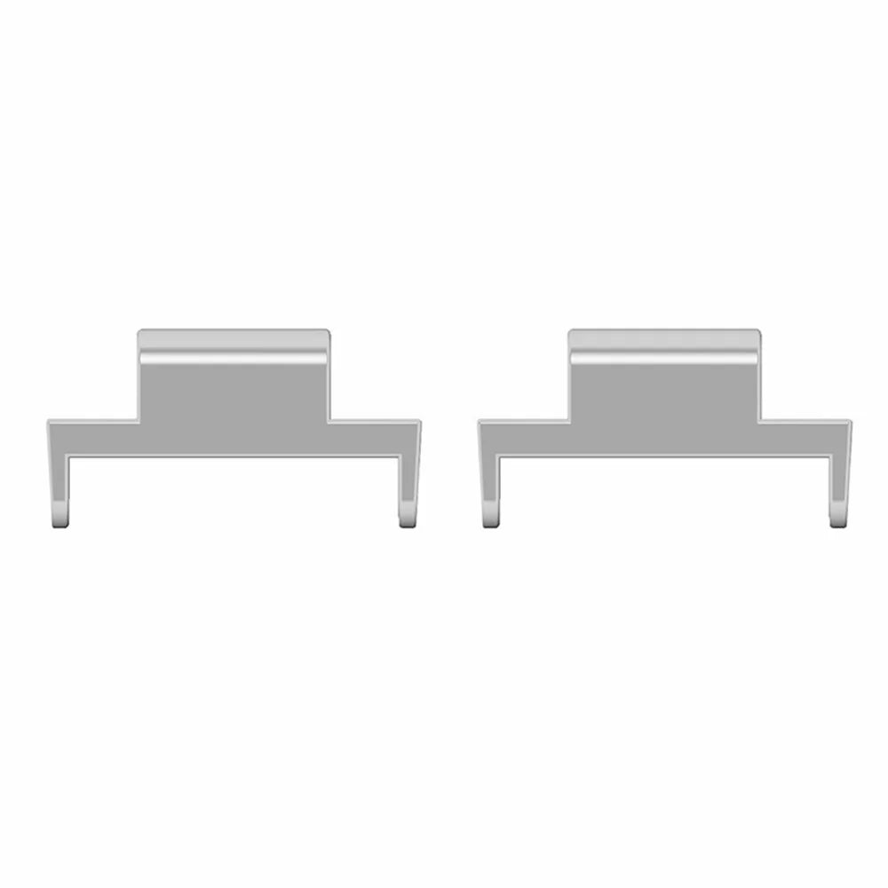1 Pair Watch Band Adapter for Tissot PRX Seires T137.407 / 410 12mm to 20mm Connector Replacement Kit - Silver - 1