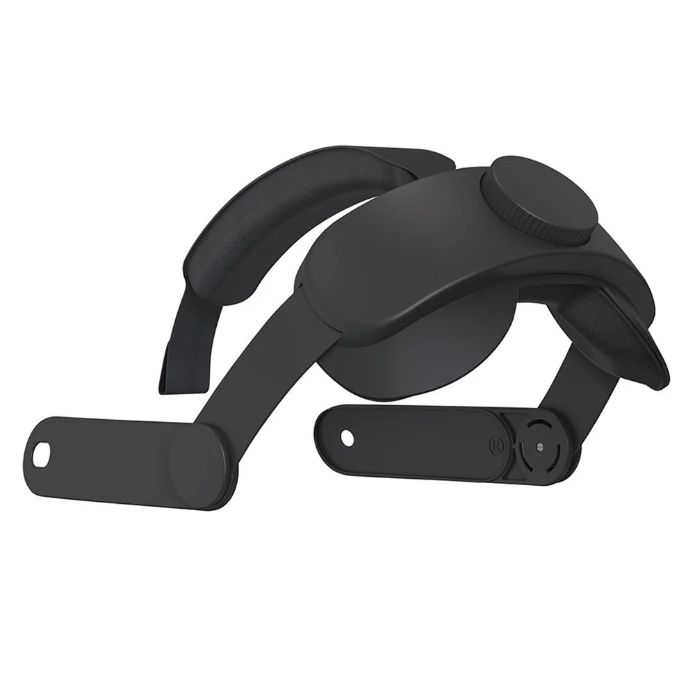 Adjustable Replacement Head Strap for Meta Quest 3 Head-Mounted Smart VR Headset Accessories - Black - 1