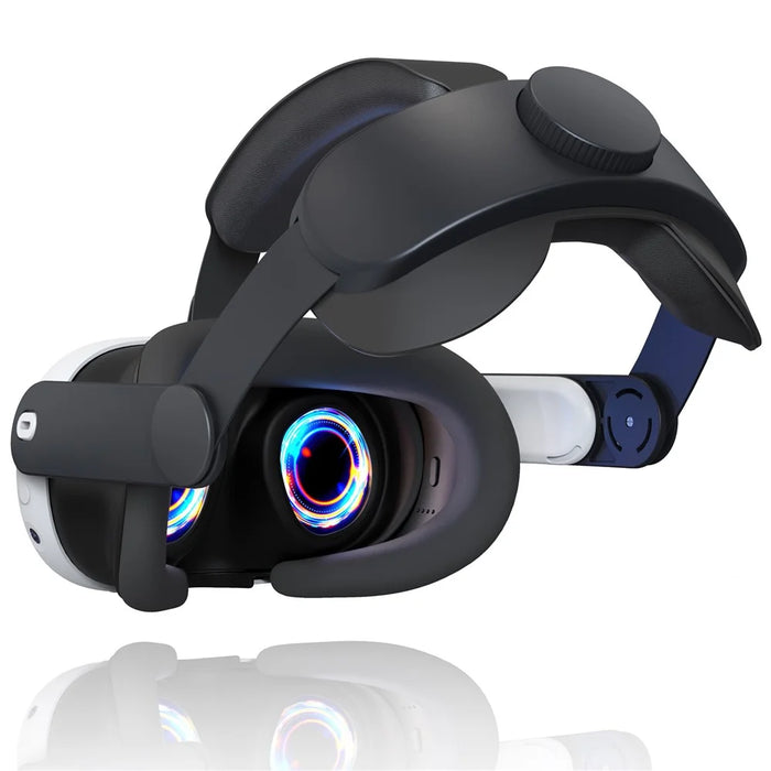 Adjustable Replacement Head Strap for Meta Quest 3 Head-Mounted Smart VR Headset Accessories - Black - 4