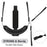 Adjustable Replacement Head Strap for Meta Quest 3 Head-Mounted Smart VR Headset Accessories - Black - 7