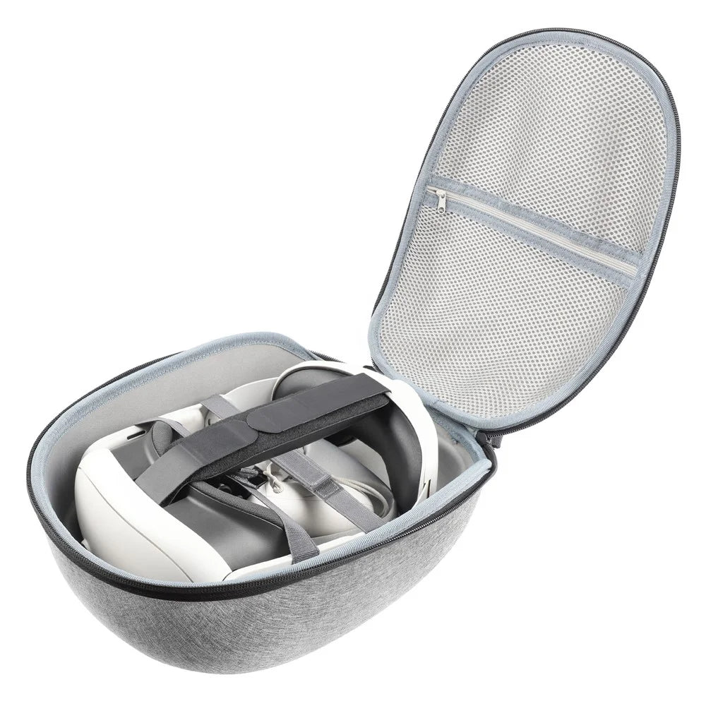For Meta Quest 3 VR Headset Carrying Case EVA Hard Shell Storage Bag Shockproof Handbag - 1