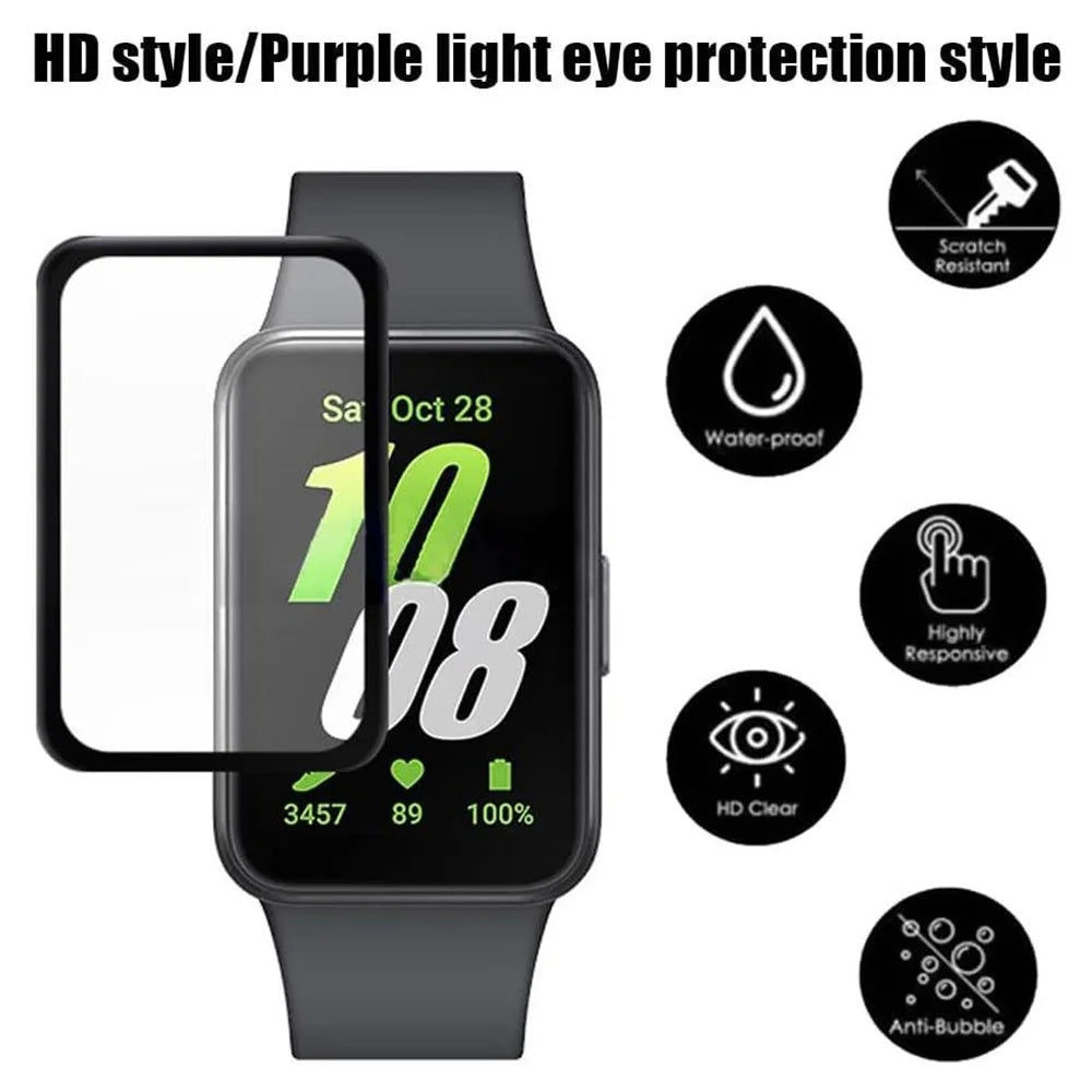 1Pcs For Samsung Galaxy Fit3 Watch Screen Protector 3D PET+PPT Screen Protective Film - 2