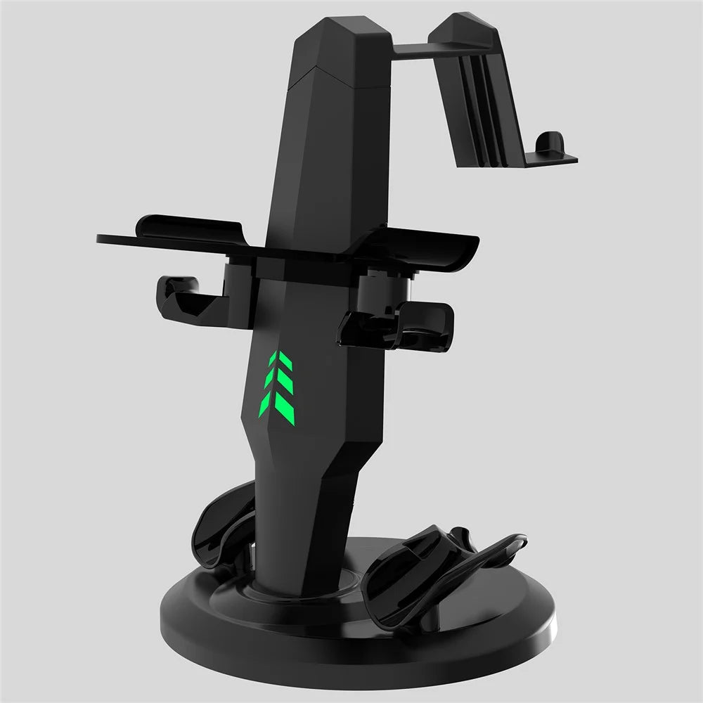 R012 For Oculus Quest 2 / 3 VR Display Holder Charging Station Storage Rack - 6