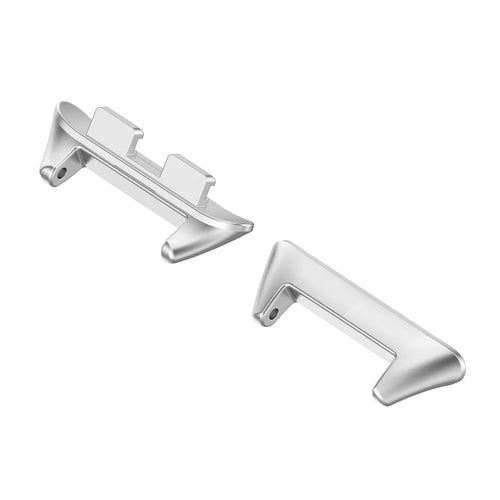 1 Pair For Honor Band 9 Wrist Strap Stainless Steel Connector Watch Band Adapter - Silver - 1