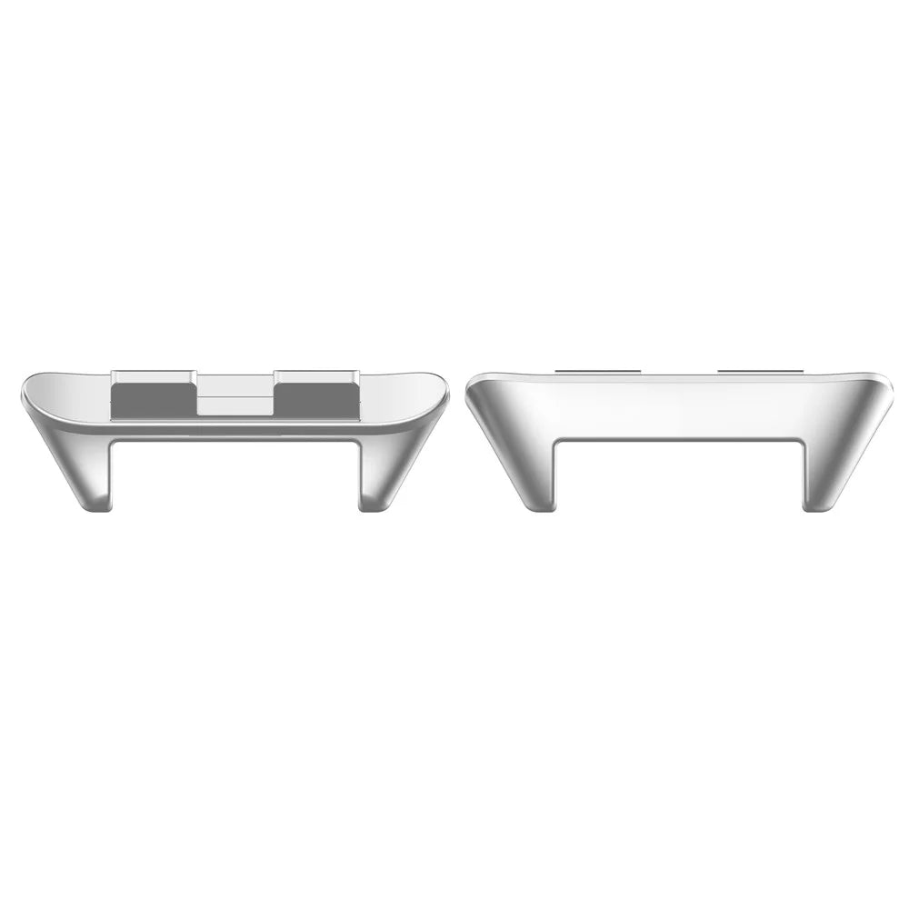 1 Pair For Honor Band 9 Wrist Strap Stainless Steel Connector Watch Band Adapter - Silver - 2