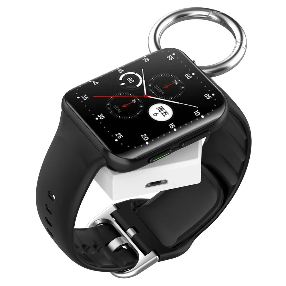 For Oppo Watch Sport / Watch X / Watch Sport / Watch X2 Mini / OnePlus Watch 2 Charging Dock Magnetic Watch Charger - White - 2