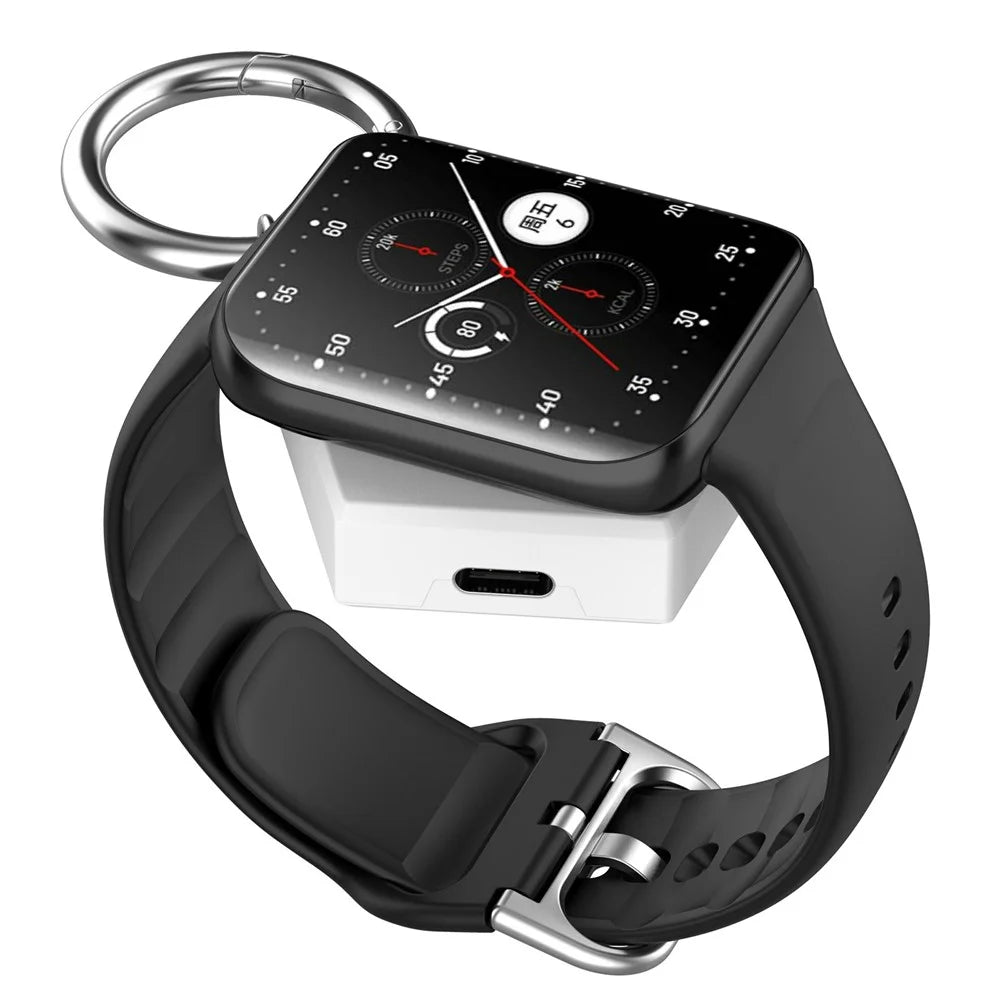 For Oppo Watch Sport / Watch X / Watch Sport / Watch X2 Mini / OnePlus Watch 2 Charging Dock Magnetic Watch Charger - White - 3