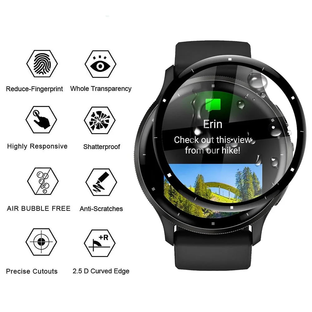 For Garmin Venu 3 Dustproof 3D Curved Film High Touch Sensitive PET Watch Screen Protector - 2