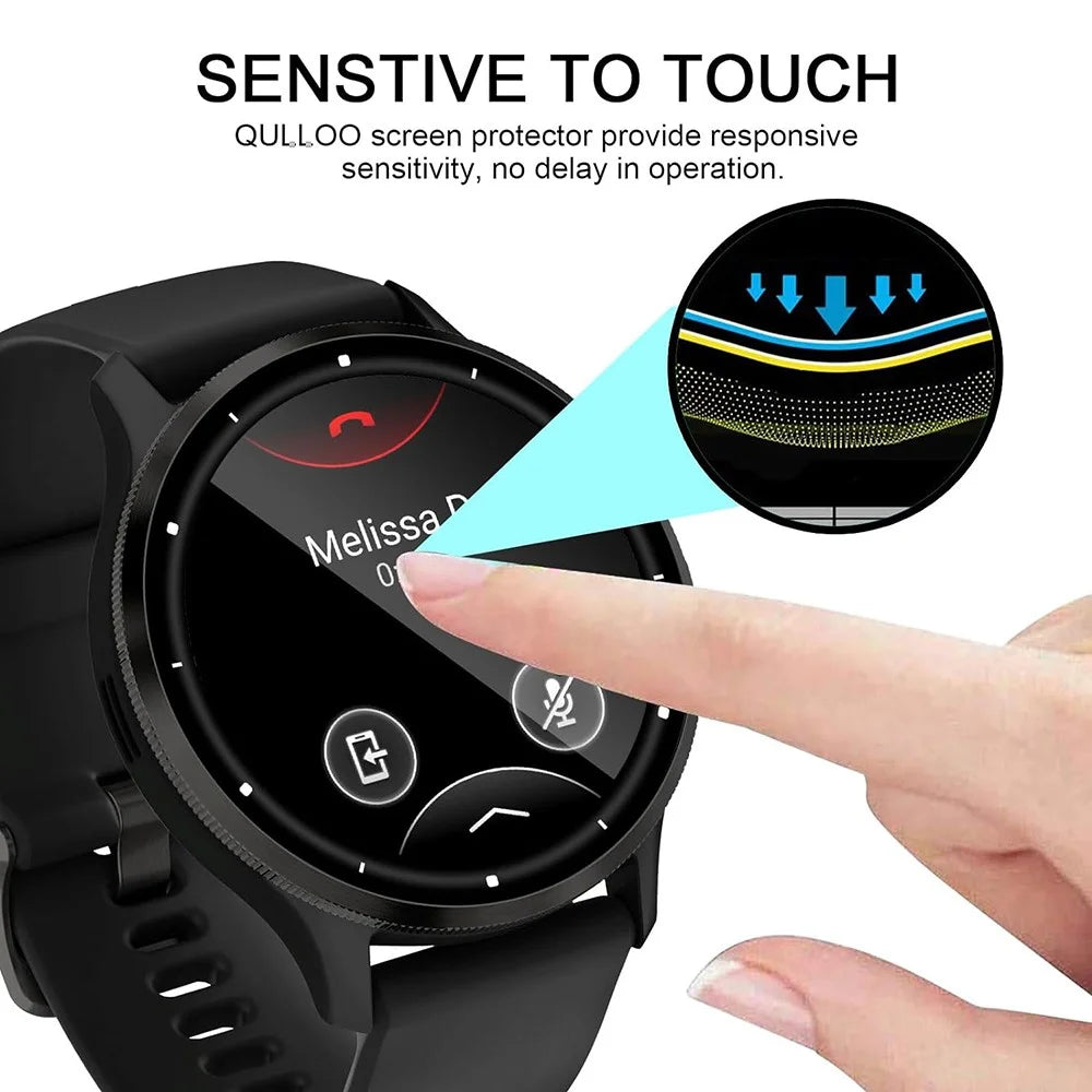 For Garmin Venu 3 Dustproof 3D Curved Film High Touch Sensitive PET Watch Screen Protector - 6