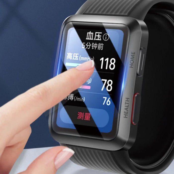 1Pc For Huawei Watch D Screen Protector 3D Curved HD Clear Black Edge PET Watch Film - 3