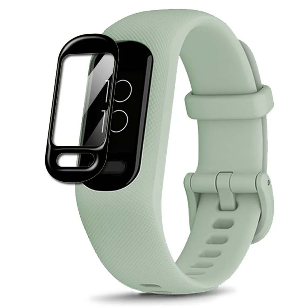 1Pc For GarminSmart 5 3D Curved Anti-scratch Watch Screen Protector HD Clear Black Edge PET Film - 1