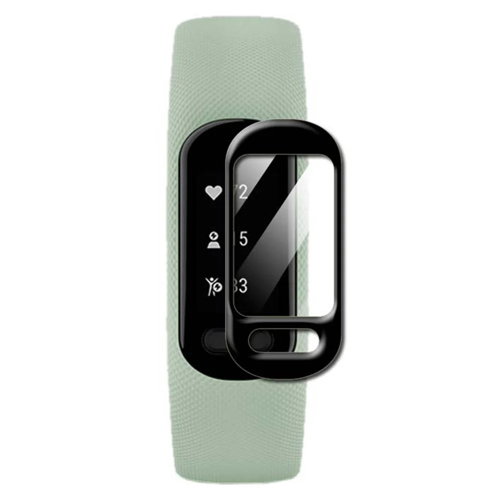 1Pc For GarminSmart 5 3D Curved Anti-scratch Watch Screen Protector HD Clear Black Edge PET Film - 2