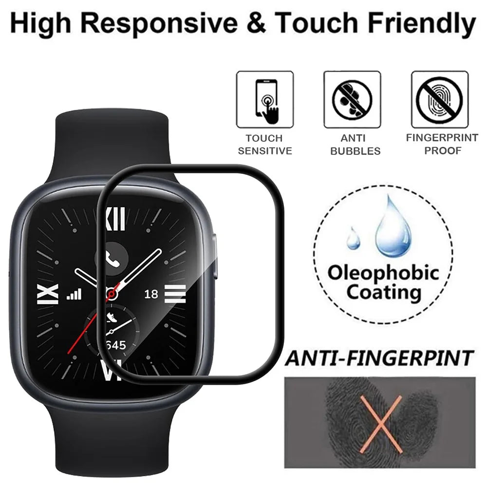 1Pc Screen Protector For Honor Watch 4 3D Curved Touch Sensitive Screen Film - 6