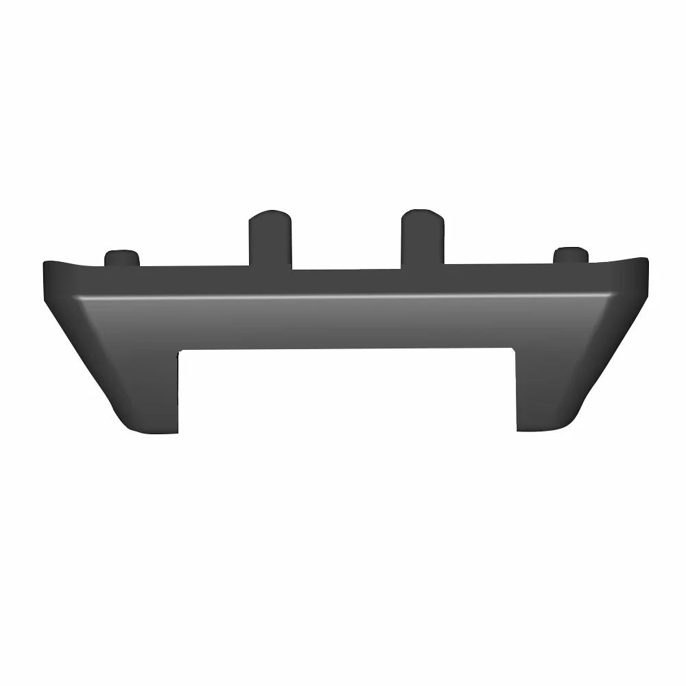 1 Pair For Samsung Galaxy Fit3 Watch Strap Metal Connector 12mm Wrist Band Adapter - Black - 3