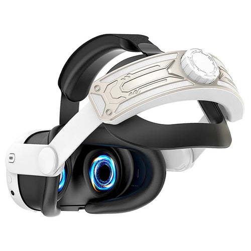 For Meta Quest 3 Replacement Headband with Adjustable Knob VR Headset Accessories - Gold - 1