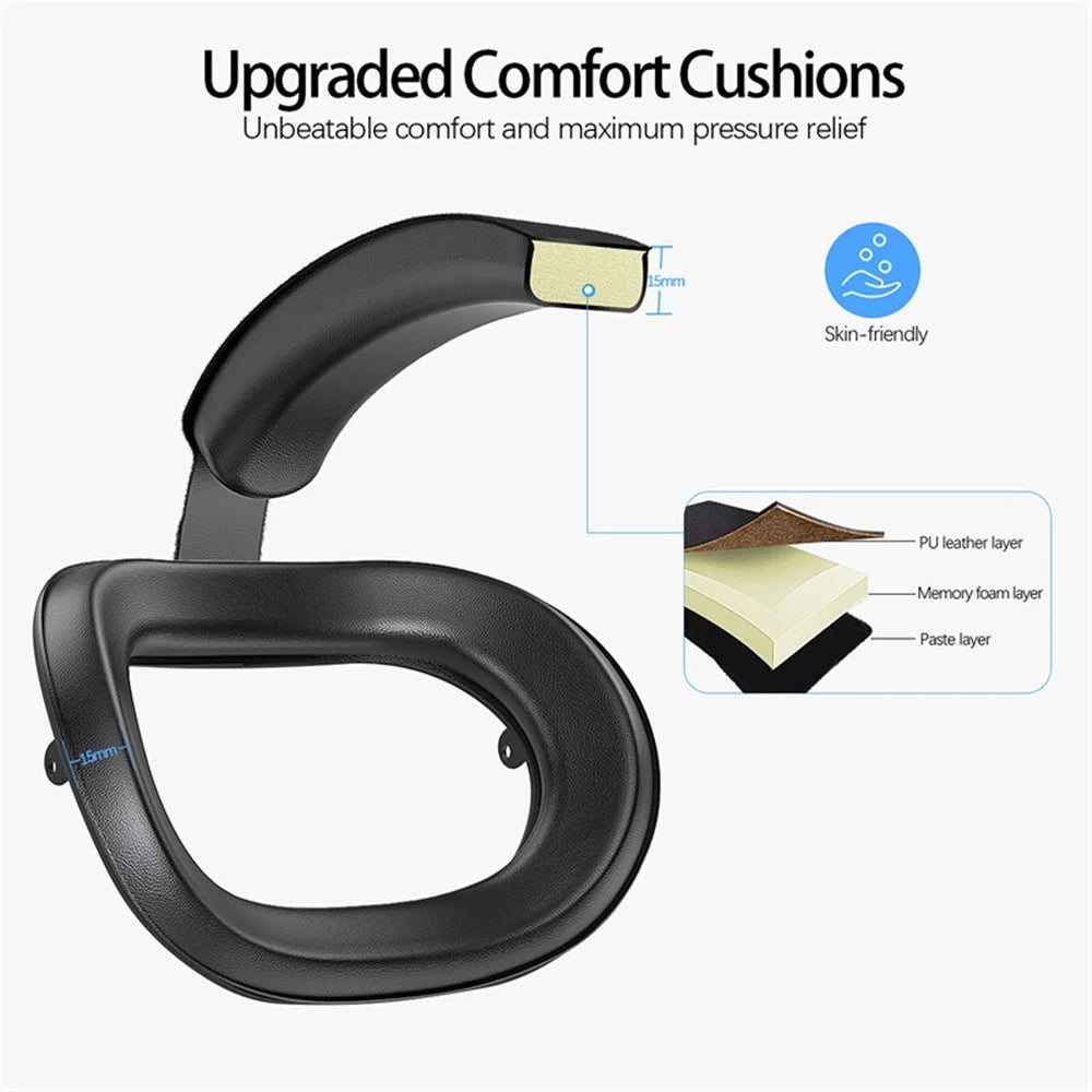For Meta Quest 3 Replacement Headband with Adjustable Knob VR Headset Accessories - Gold - 4