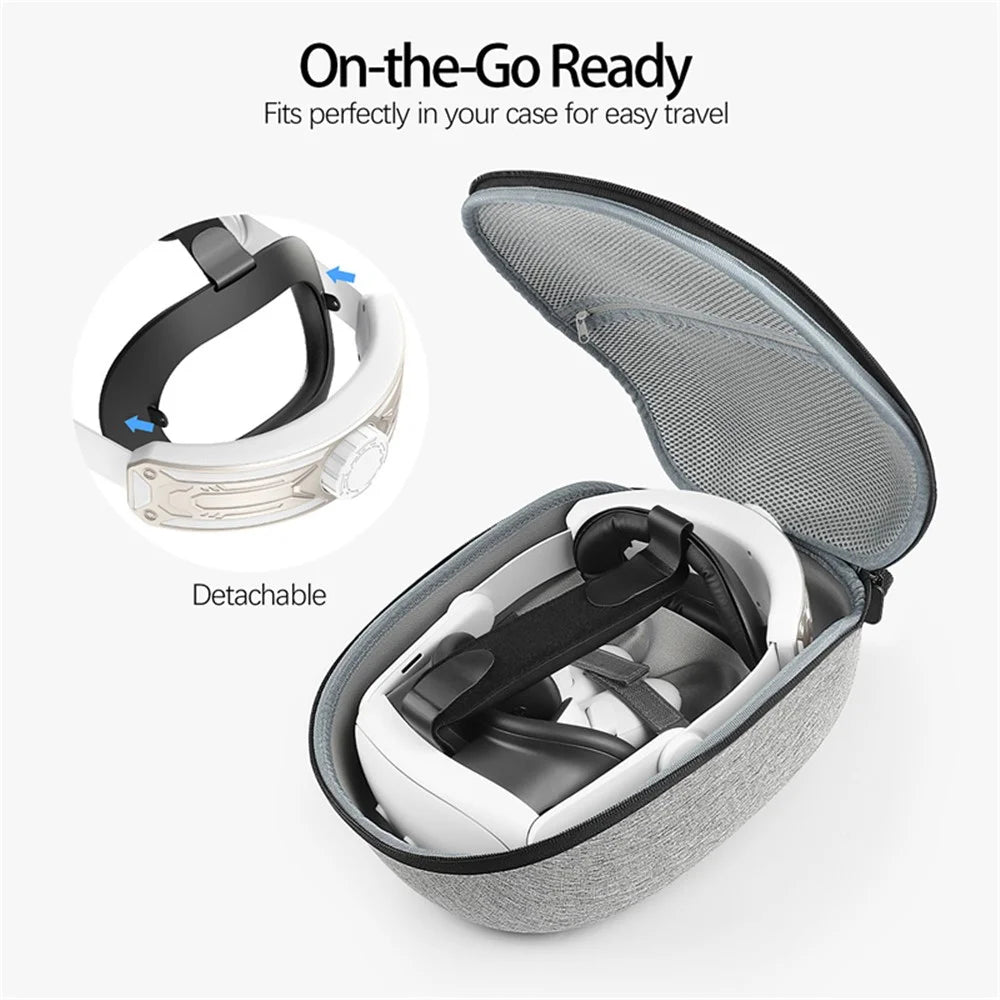 For Meta Quest 3 Replacement Headband with Adjustable Knob VR Headset Accessories - Gold - 5