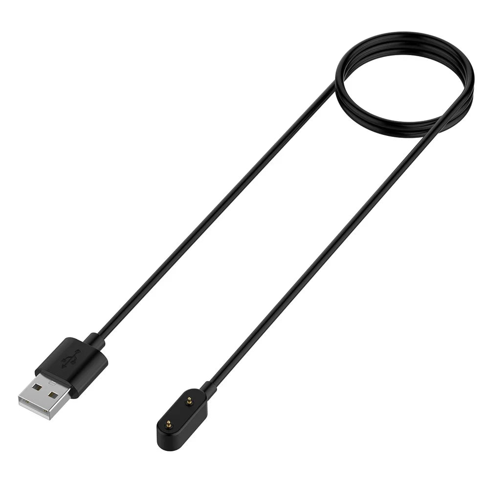 For Keep B5 / Huawei Band 10 / Band 9 / Band 9 NFC 1m Smart Watch Charger USB Charging Cable - Black - 1