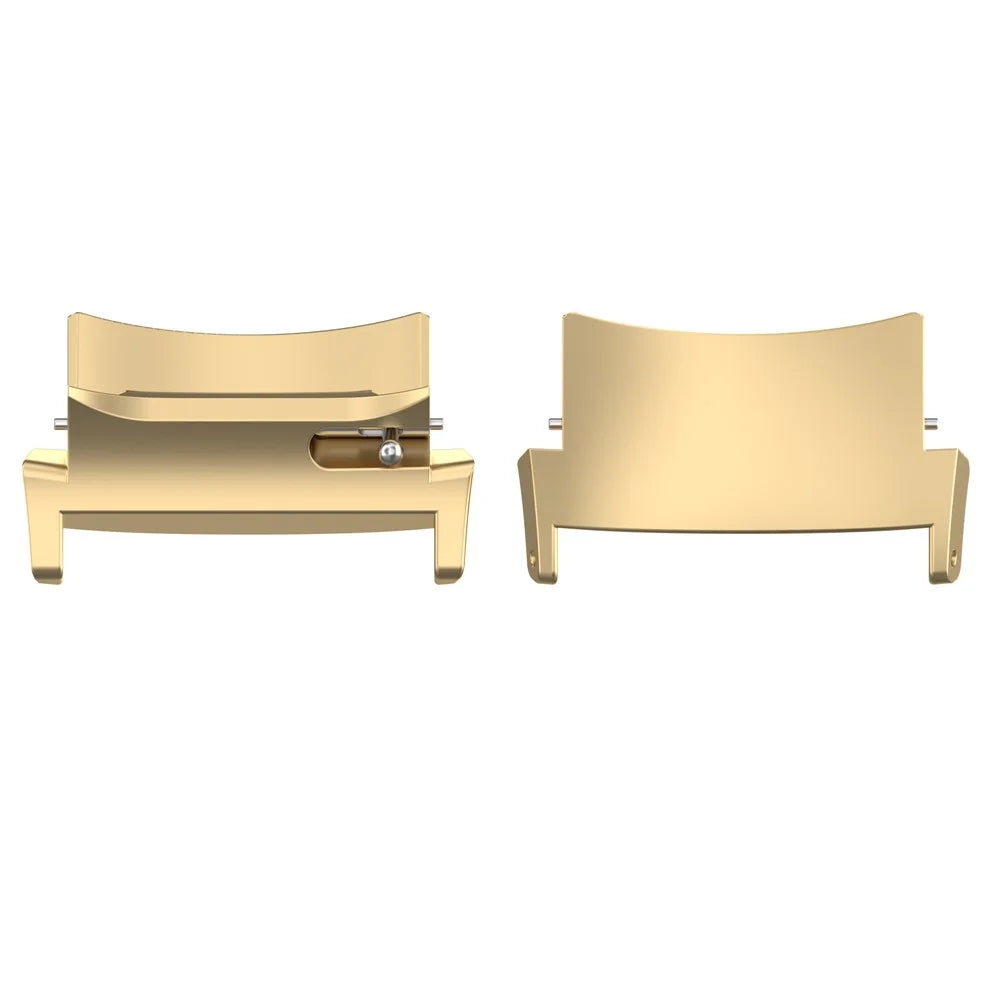2Pcs for Oppo Watch X  /  OnePlus Watch 2 Watchband Adapter 22mm Watch Strap Steel Connector - Gold - 2