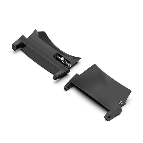 1 Pair for Oppo Watch X / Oneplus Watch 2 Wrist Band Adapter 22mm Watch Strap Steel Connector - Black - 1