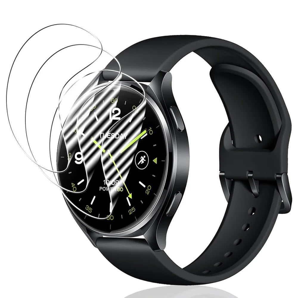 3Pcs for Xiaomi Watch 2 Screen Protector Flexible TPE HD Clear Anti-Scratch Film - 1