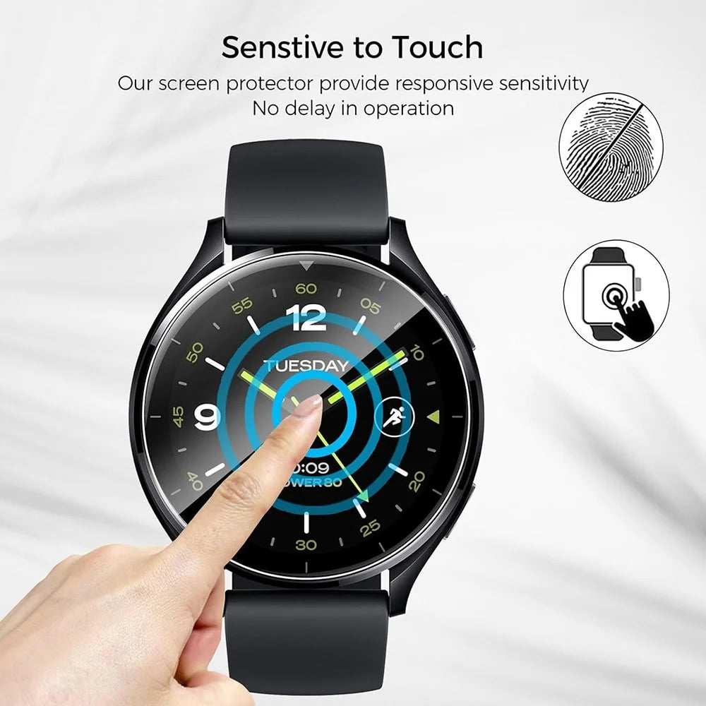 3Pcs for Xiaomi Watch 2 Screen Protector Flexible TPE HD Clear Anti-Scratch Film - 4